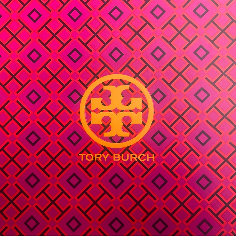 Tory Burch Black and Beige Sneakers with Yellow Highlights - Picture 6 of 9